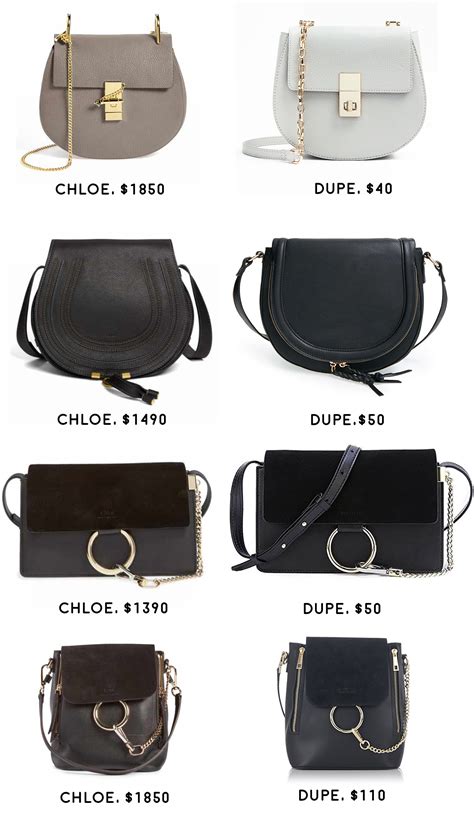 chloe dupe bags|chloe bag knockoff.